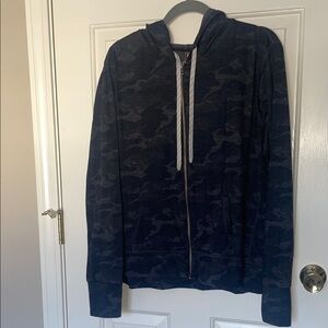 Kirkland Signature Gray Zip-Up Hoodie